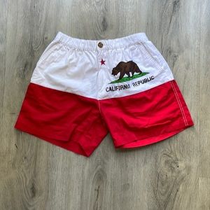 Chubbies 4” inseam California Flag Shorts